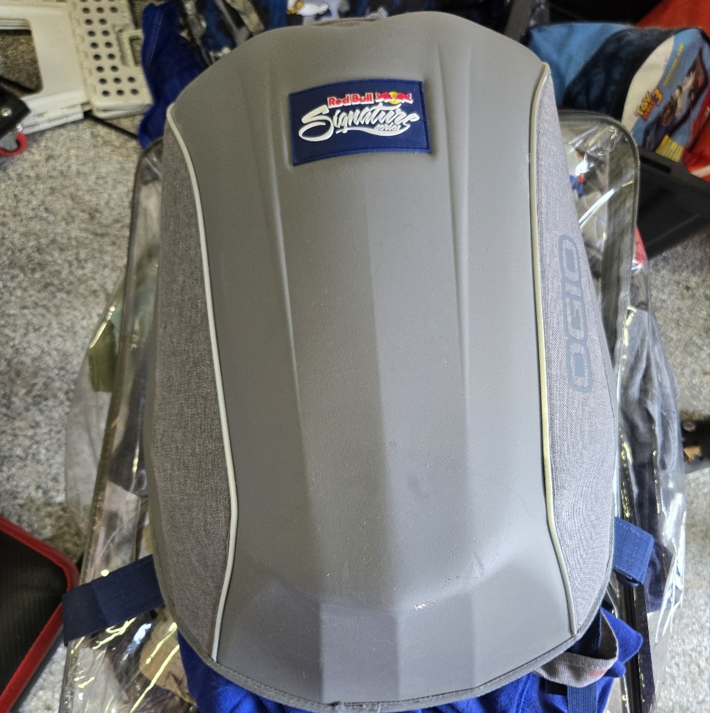 OGIO Redbull Limited Edition Signature Series Gray Motorcycle Backpack